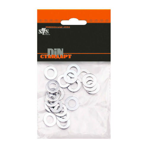 Шайба плоская SWFS DIN125 М4 (40 шт) пакетик — изображение 2