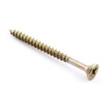 Саморезы универсальные желтые ШУж 4,0х70мм, потайная голова, 8шт