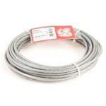 Трос стальной в оболочке PVC 3/4мм (10м)