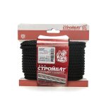 Шнур хоз.быт с сердеч. 6,0 мм (черный 15 м)