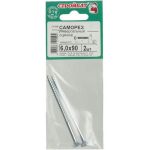 Саморезы универсальные оцинкованные ШУц 6,0х90мм, потайная голова, 2шт