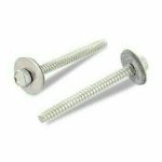 Саморез ART 9098 BZ А2 фасадный тупоконечный, с шестигранной головкой и EPDM-шайбой 6,3х90