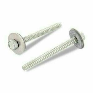 Саморез ART 9098 BZ А2 фасадный тупоконечный, с шестигранной головкой и EPDM-шайбой 6,3х90