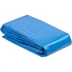 Тент универсальный X-Glass 330036 синий с люверсами 8х12 м 180 г/м2