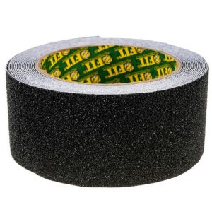 Лента клейкая Fit 11963 противоскользящая черная 50 мм 5 м