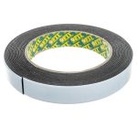 Лента клейкая Fit 11791 двухсторонняя черная 19 мм 5 м