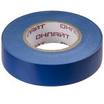 Изолента ПВХ Онлайт OIT-B19-20/B синяя 19 мм 20 м