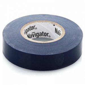 Изолента ПВХ Navigator NIT-B15-20/B синяя 15 мм 20 м