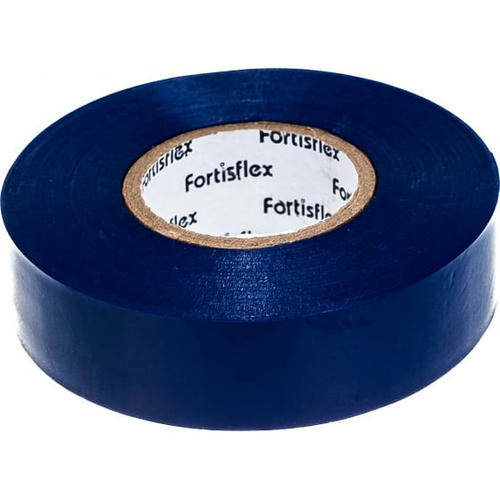 Изолента ПВХ Fortisflex 19х0,15 мм 20 м синяя 71235 — изображение 2
