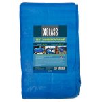 Тент универсальный с люверсами X-Glass 80 синий 10х12 м