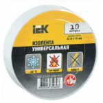 Изолента ПВХ IEK UIZ-13-10-10M-K01 0,13х15мм 10м белая