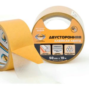 Скотч тканевый AVIORA двухсторонний 50 мм 10 м