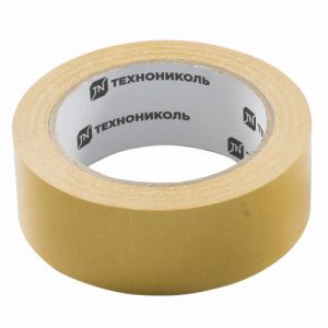 Скотч двусторонний полипропиленовый Технониколь 38 мм 25 м
