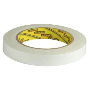 Лента клейкая двухсторонняя Stayer Profi 12231-19-05 белая 19 мм 5 м