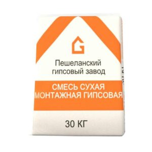 Клей для ПГП Пешелань 30кг для внутренних работ Пешелань