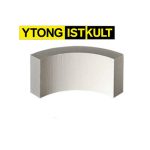Блок газобетонный дугообразный 1000/900*100*250мм В3,5 D500кг/м3 Ytong