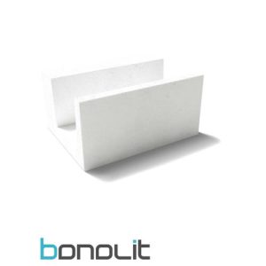 Блок газобетонный п-образный 500*375*250мм B2,5 D500кг/м3 Bonolit