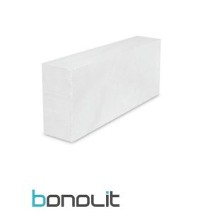 Блок газобетонный перегородочный 625*250*100мм B2,5 D400кг/м3 Bonolit