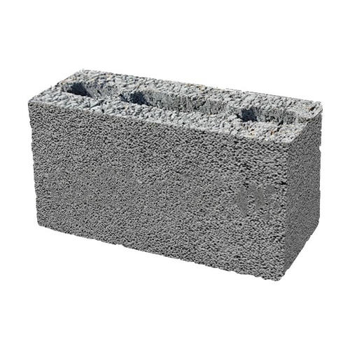 Блок КП-ПС-39 керамзитобетонный перегородочный 3-пустотный 390*90*188мм М25кг/см2 D800кг/м3 Ржев