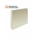 Плита пазогребневая гипсовая перегородочная полнотелая 667*500*80мм Пешелань