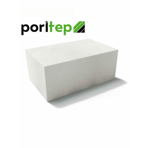 Блок газобетонный стеновой 625*250*200мм B2,5 D500кг/м3 Poritep