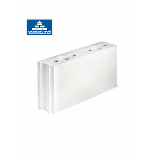 Плита пазогребневая силикатная перегородочная пустотелая 498*248*115мм М150кг/см2 D1600кг/м3 Силикатстрой