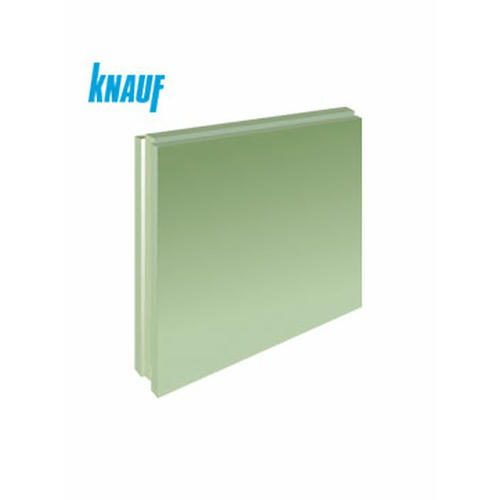 Плита пазогребневая влагостойкая гипсовая перегородочная полнотелая 667*500*80мм Knauf