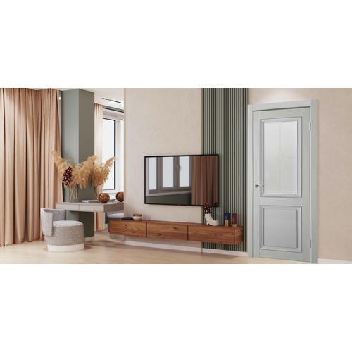 Панель реечная МДФ Бархат серый 2,8х0,122 16мм — изображение 2