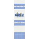 Стеновая панель ПВХ Novita фриз 3D Каприз узор 2700x250 мм