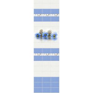 Стеновая панель ПВХ Novita фриз 3D Каприз узор 2700x250 мм