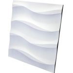 Дизайнерская 3D панель из гипса Artpole Cotton 600х600 мм