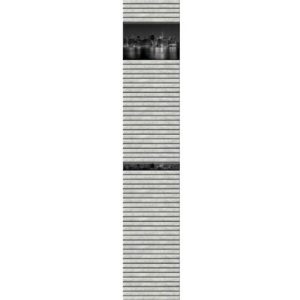 Панель стеновая ПВХ Панельпласт Бриллиантовая коллекция Сити Светлый Узор 2700х250х8 мм 2 шт