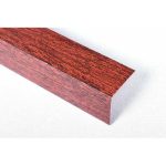 Угол ПВХ 20x20мм 2,7м красное дерево