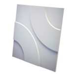 Дизайнерская 3D панель из гипса Artpole Hoop 600х600 мм