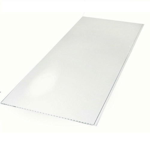 Стеновая панель ПВХ Апласт глянцевая белая 3000x375 мм