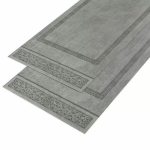 Стеновая панель SPC Акватон Stronghold 23866 Бетон темно-серый 13С Узор греческий 1200х600х2,5 мм