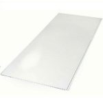 Стеновая панель ПВХ Панельпласт глянцевая белая 3000х375 мм