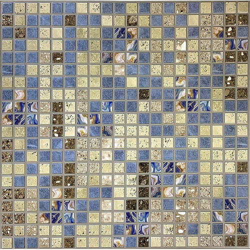 Панель ПВХ самоклеющаяся мозаика Фокси 480х480мм 5шт