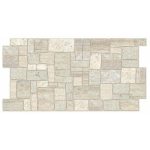 Панель ПВХ декоративная Камень ракушечник светлый 498х980мм