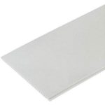 Стеновая панель ПВХ Панельпласт матовая белая 3000х375 мм