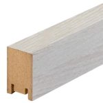 Рейка интерьерная МДФ Стильный дом v530699 Ясень Белый 2700х35х22 мм