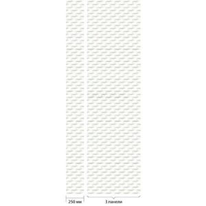 Панель стеновая ПВХ Оранда Фотолайт 58 Белые волны 850 2700х250 мм 10 шт