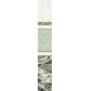 Панель стеновая ПВХ Панельпласт Вечерняя Фантазия Нигелла Зеленая Фон 2700х250х8 мм