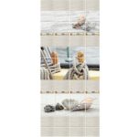 Панель стеновая ПВХ Панельпласт Бриллиантовая коллекция Мореход Узор Морской узел 2700х250х8 мм 4 шт