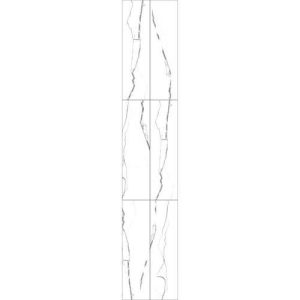 Панель стеновая ПВХ Панельпласт Ultra Marble Grafit straight 2700х250х8 мм