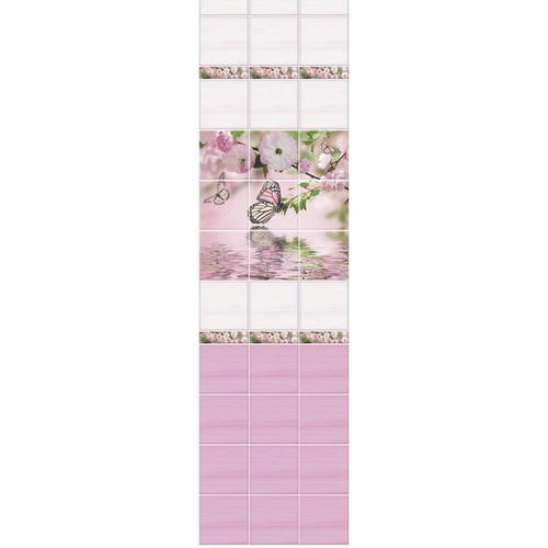 Стеновая панель ПВХ Novita фриз 3D Наваждение узор 2700x250 мм