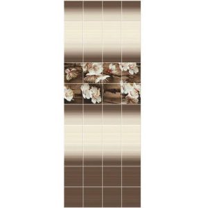 Панель стеновая ПВХ Оранда 3D Эдэм узор 2700х250 мм 12 шт