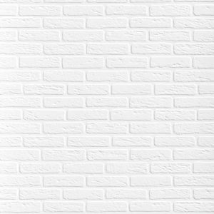 Панель листовая МДФ Profbuild 3D Кирпич Лофт грунтованная белая 2240х1200 мм