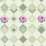 Стеновая панель ПВХ Век Лотос зеленый панно 2700х250 мм