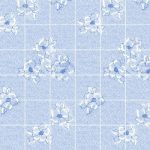 Стеновая панель ХДФ Акватон Магнолия Голубой 2440х1220 мм